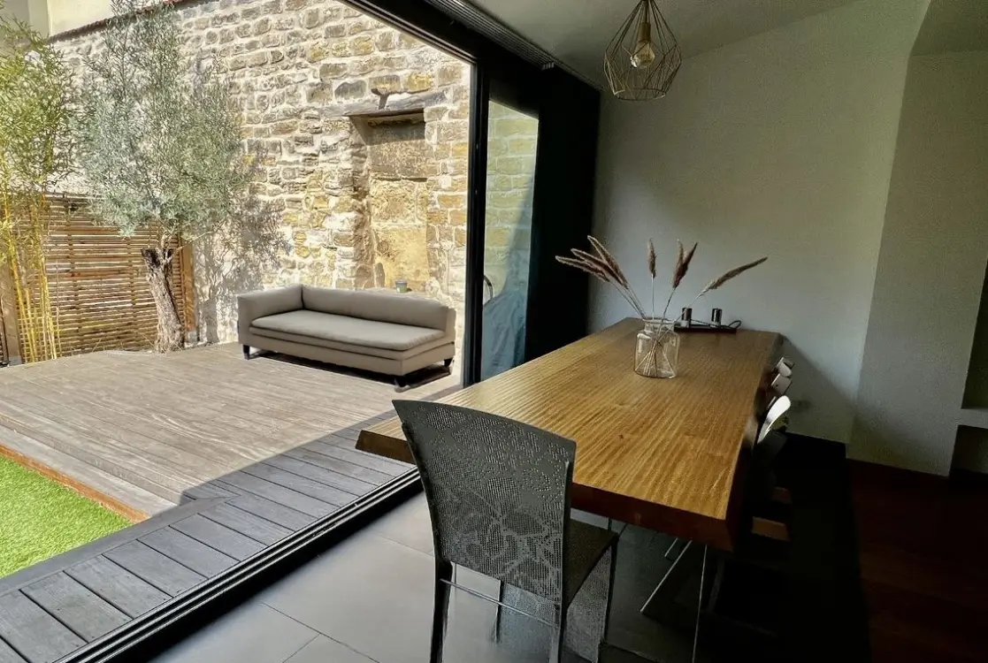 Salle à manger rénovée
